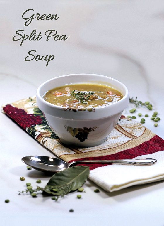 Green Split Pea Soup with Ham Bone Hearty Crockpot Split Pea Soup