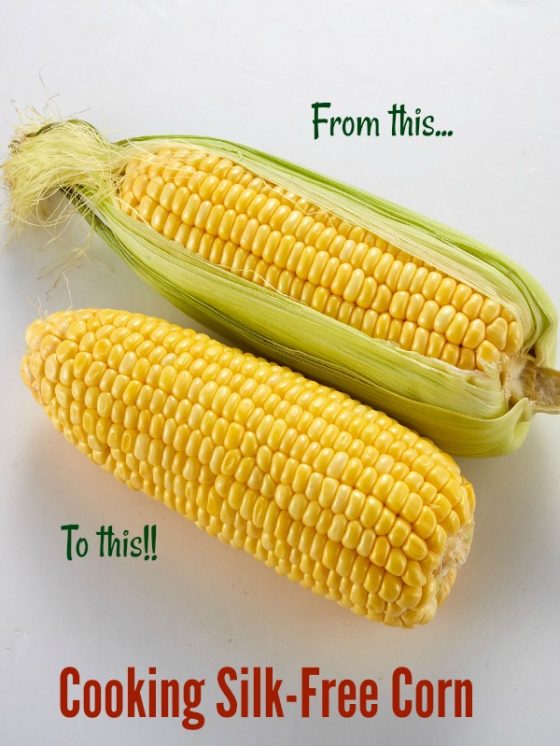 Cooking Corn in the Microwave Silk Free Corn on The Cob No Shucking