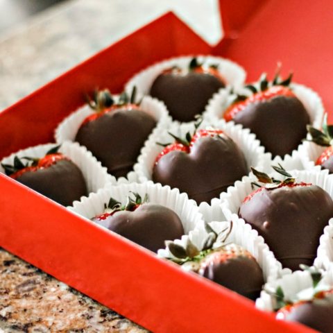 Coating for Dark Chocolate Strawberries