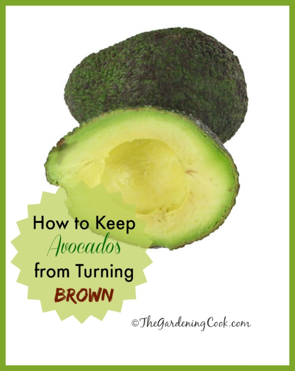 How to keep an avocado from turning brown
