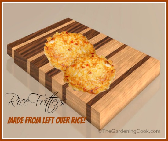 Rice Fritters - Easy Way to Use up Leftover Rice