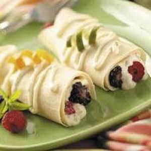 Breakfast Crepes with Berries