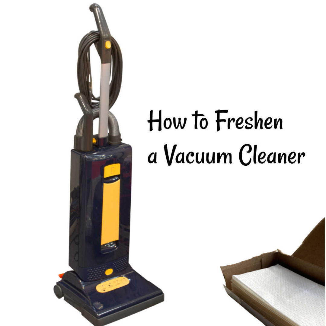 Freshen a Vacuum Cleaner Bag with Dryer Sheets