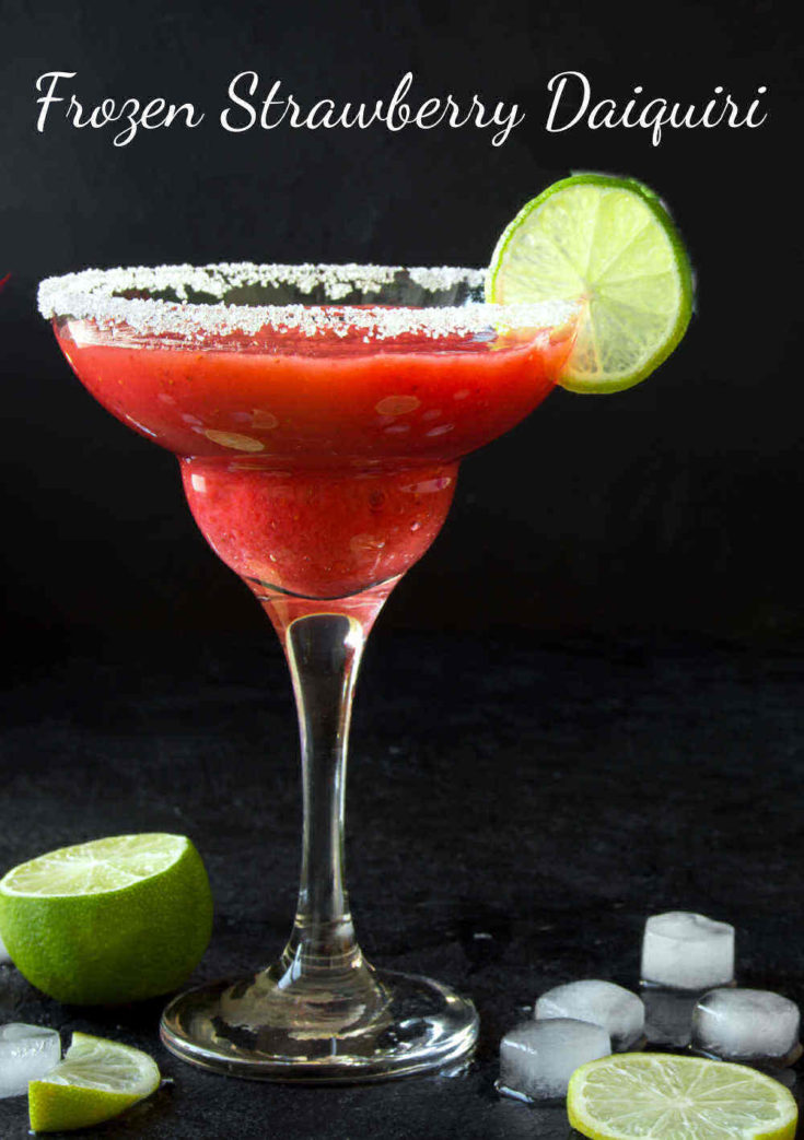 Frozen Strawberry Daiquiri Recipe Made with Island Oasis Mix