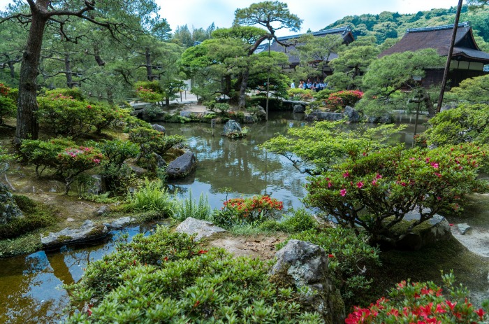 Gingkaku Ji Gardens Kyoto Japan