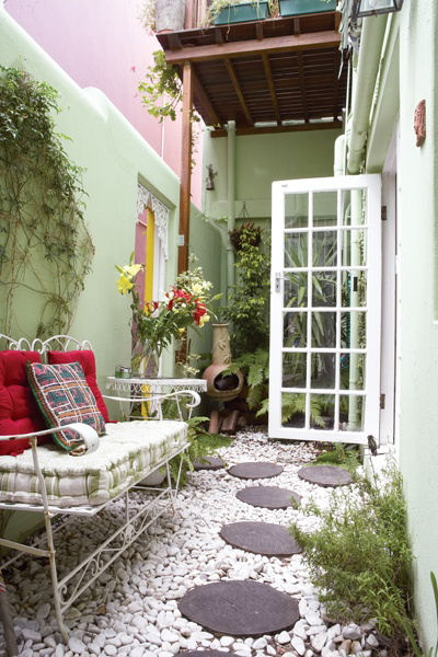 This courtyard is a perfect urban escape.