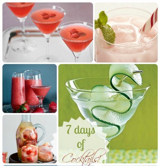 A week of great cocktail recipes.