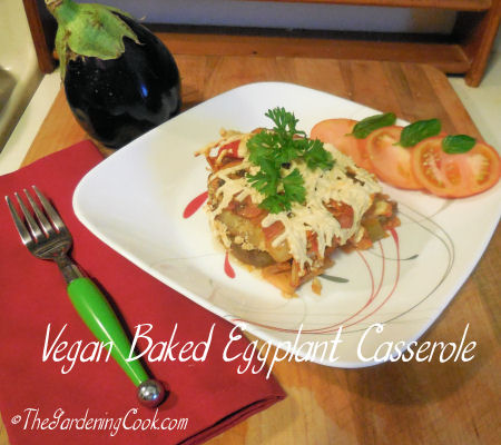 Vegan Baked Eggplant casserole