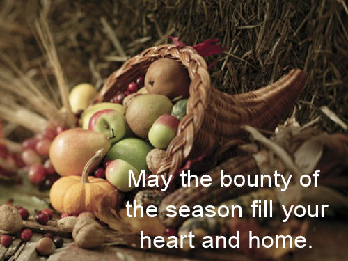 Fall's Bounty Message