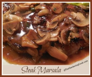 Steak Marsala with Mushrooms