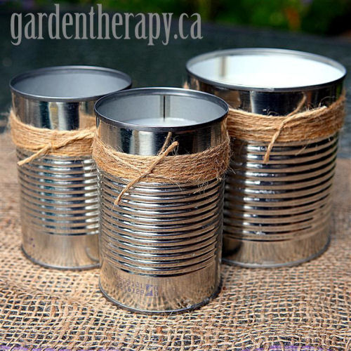 DIY Citronella Candles from gardentherapy.ca