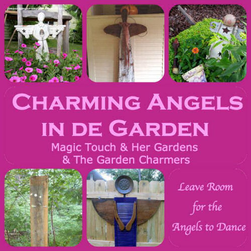 Round up of Angels in the garden from magictouchandhergardens.com