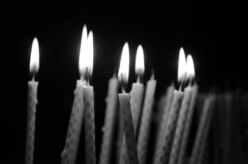 Make a new candle using a birthday candle as a wick.