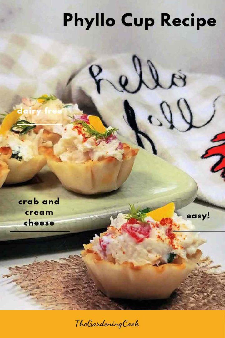 Phyllo Cup Recipe Appetizers with Crab Meat Crab Phyllo Cups