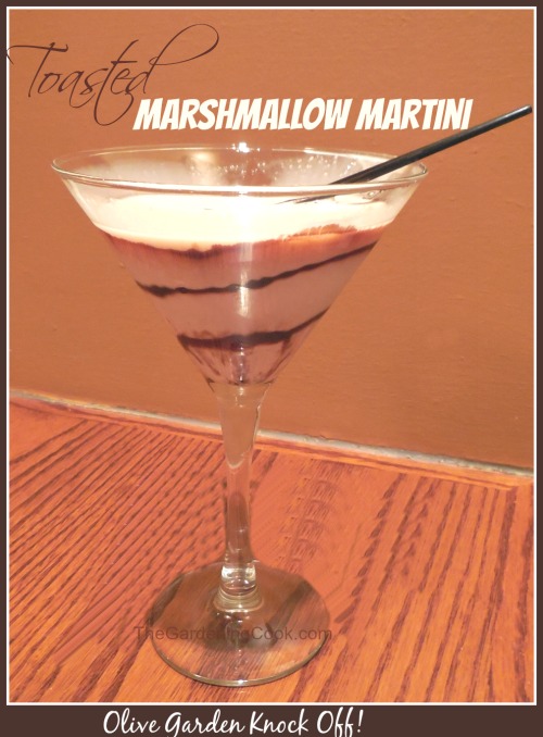 Chocolate marshmallow martini - Olive Garden Knock off