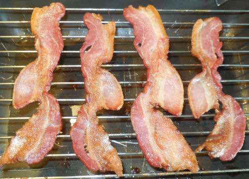 Bacon from the oven