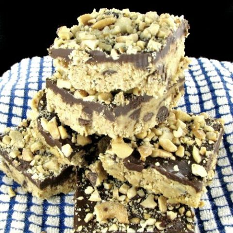 no bake chocolate peanut butter bars