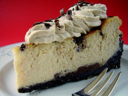 Bailey's Irish Cream cheesecake.