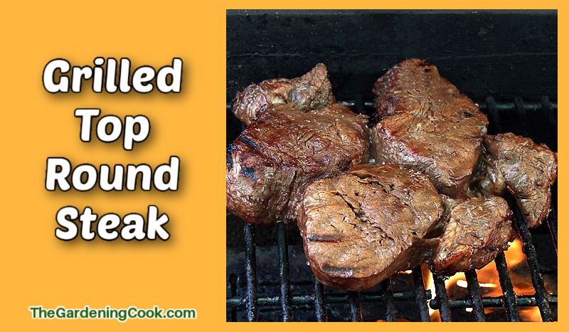 Grilled top round steak with a lime marinade.