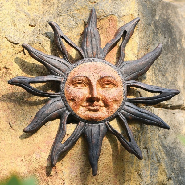Rustic sun face