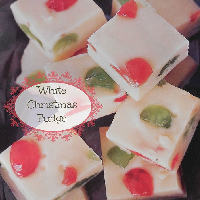White Christmas Fudge – Mosaic White Chocolate Fudge Recipe