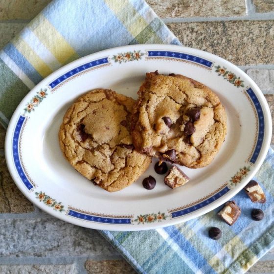 Snickers peanut butter cookies