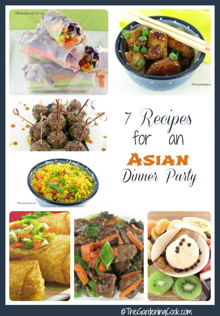 7 Asian Dinner party recipes