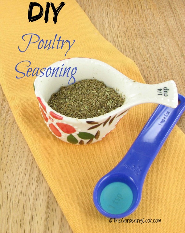 Why pay retail for something that you use rarely?  Make your own DIY poultry seasoning