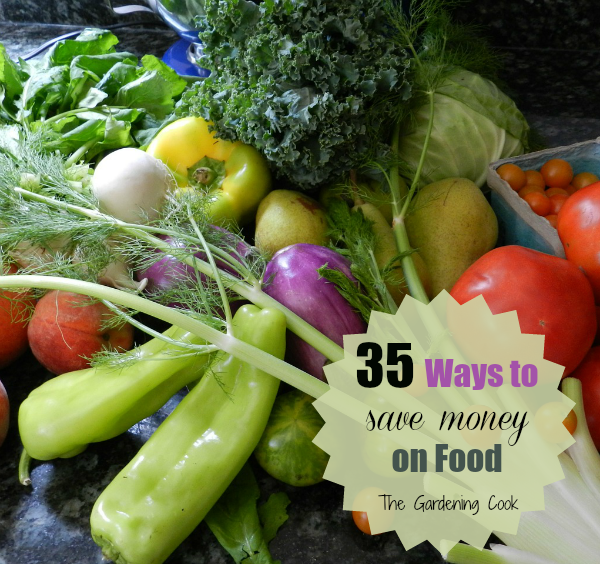 35 creative ways to save money on food.