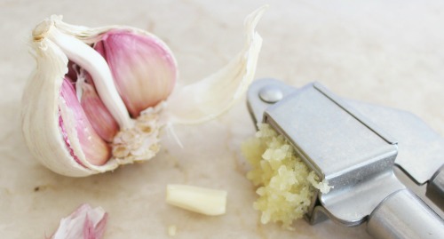If you don't have a garlic press, a micorplane will work just fine.