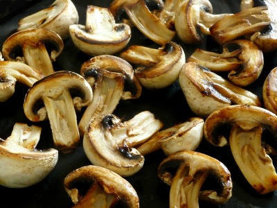 Don't crowd the pan when cooking mushrooms
