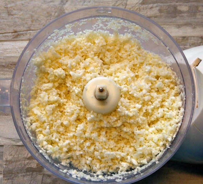 Pulsed cauliflower has the same consistency as couscous and is gluten free