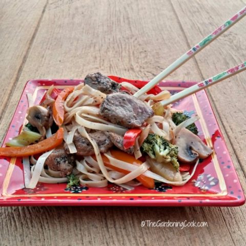 Garlic Pepper Pork Stir fry