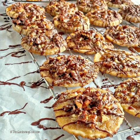 drizzled pecan pie cookies