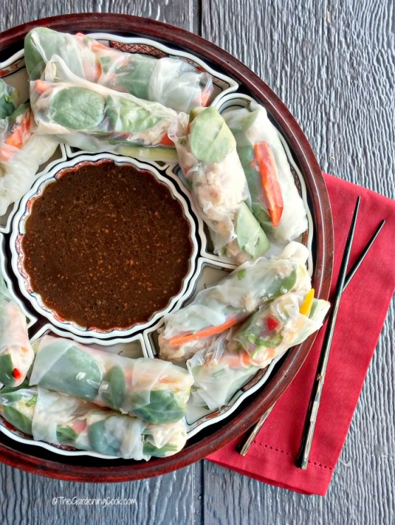 Albacore Tuna Rice Paper Spring Rolls Asian Delights