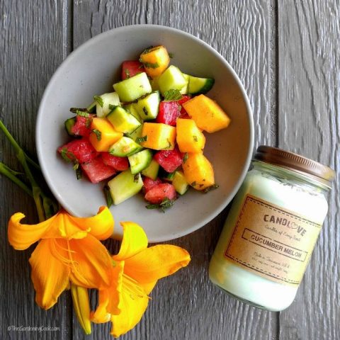 Candlove cucumber melon candle and cucumber melon summer salad