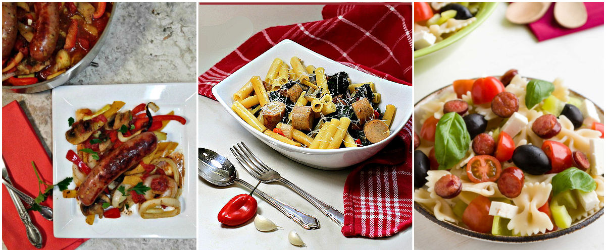 Pictures of more sausage recipes to try.