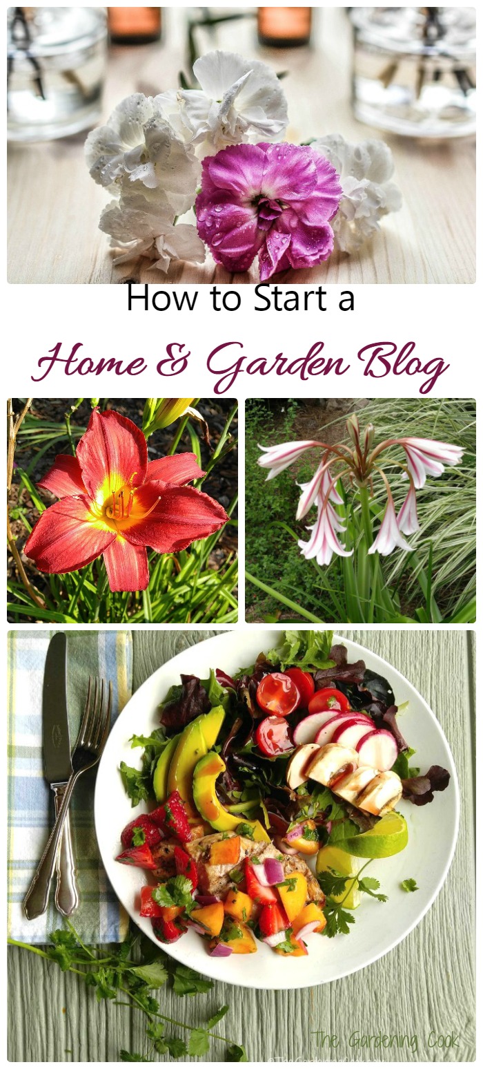 Have you always thought of doing your own home and garden blog but think is it too difficult? Think again. It's a lot easier than you might imagine. See my tips on thegardeningcook.com