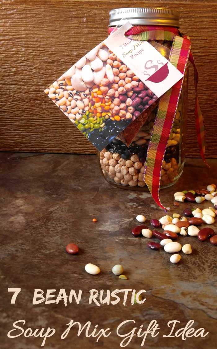 This easy 7 bean soup mix project makes a great hostess or housewarming gift