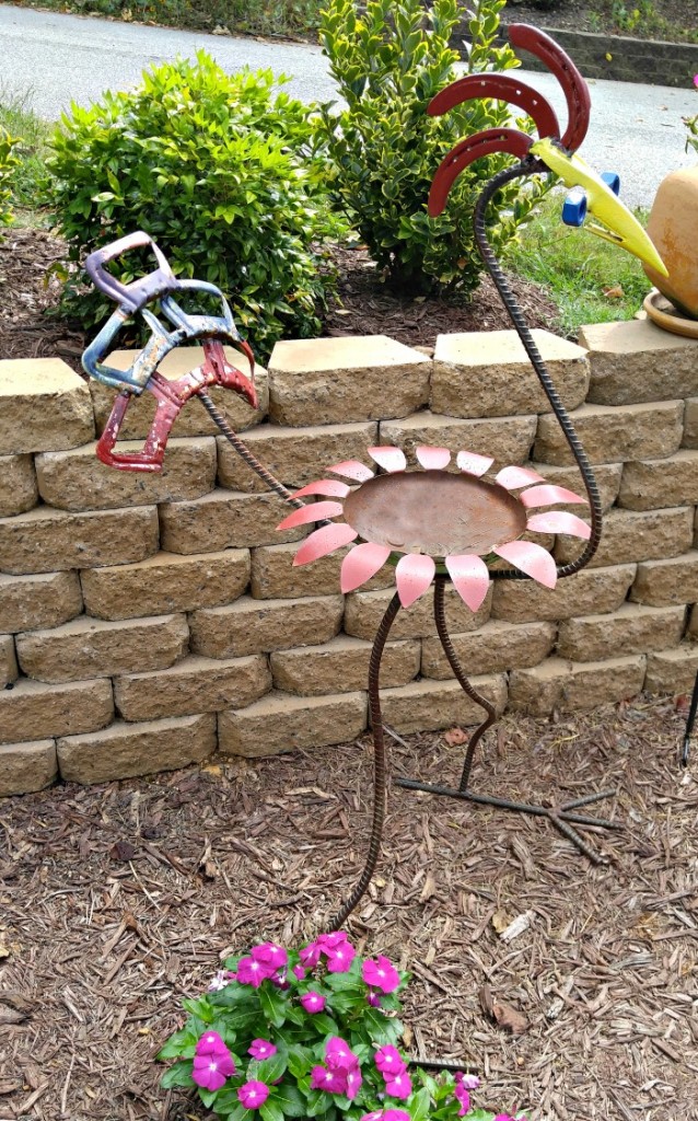 Creative Metal Yard Art - The Gardening Cook