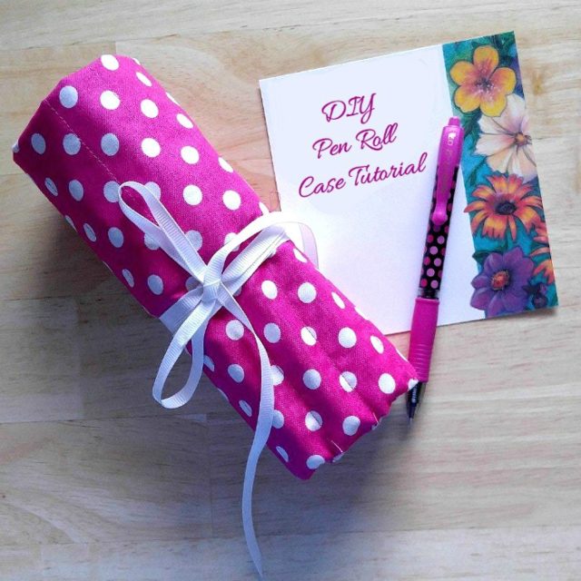 Pen Roll Case DIY Project to Wrap your Pens in Style