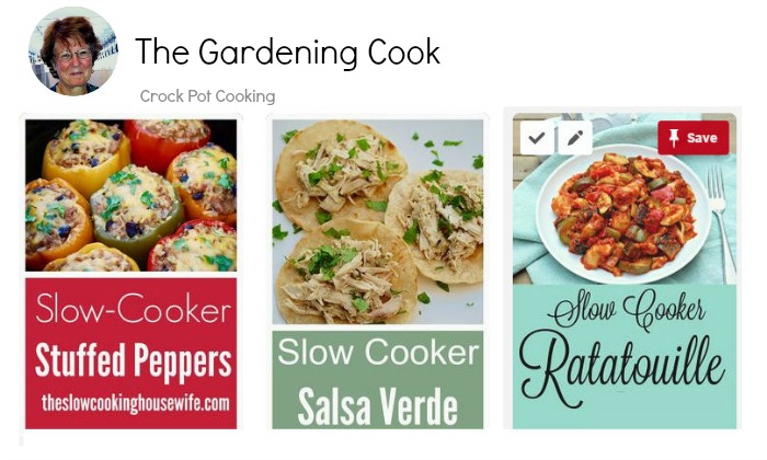 Crock Pot Cooking Board on Pinterest