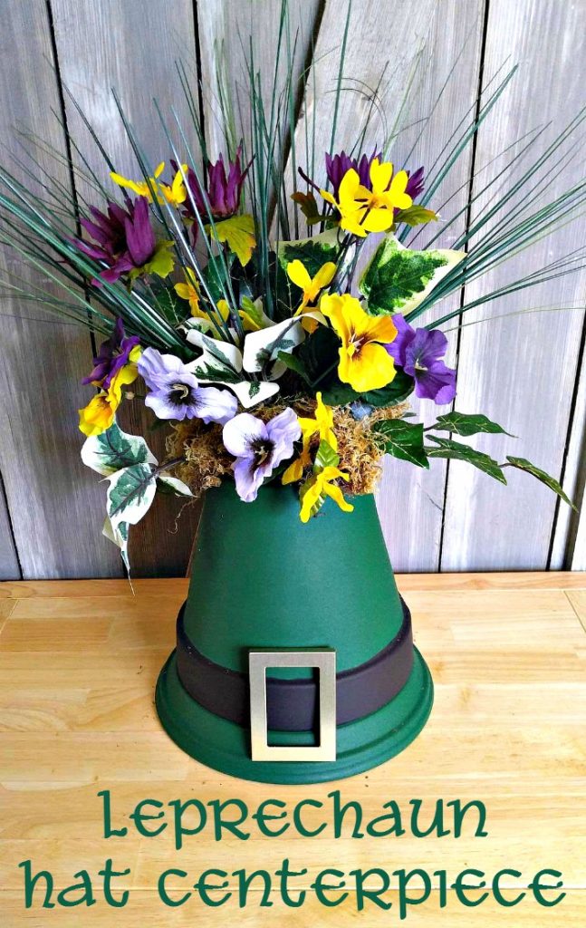 Leprechaun Hat Centerpiece St Patrick S Day Diy Table Decoration