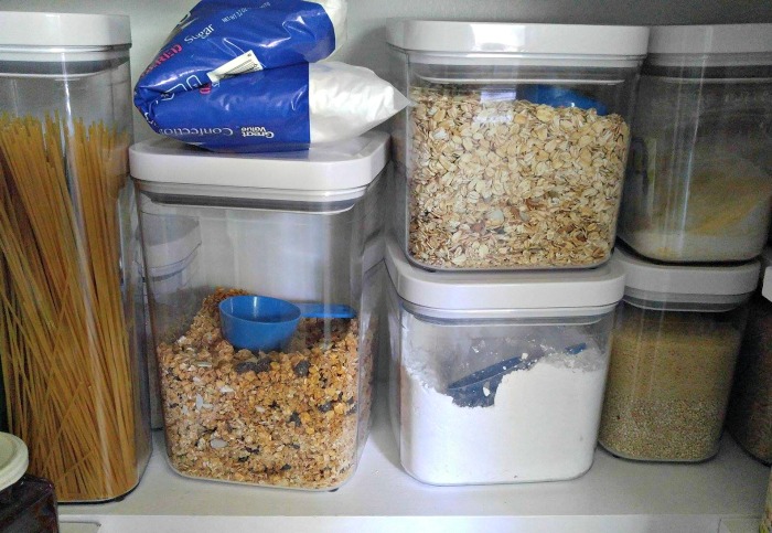 Air tight containers keep food away from ants