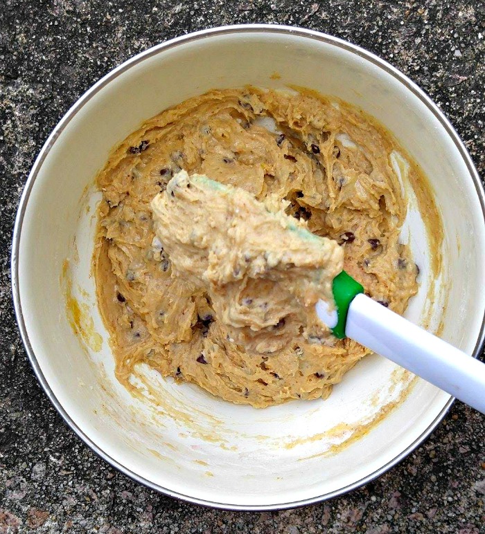 Thick coffee cake batter