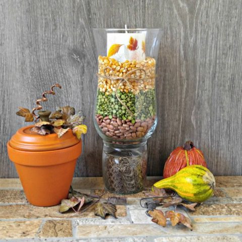 hurricane lamp centerpiece
