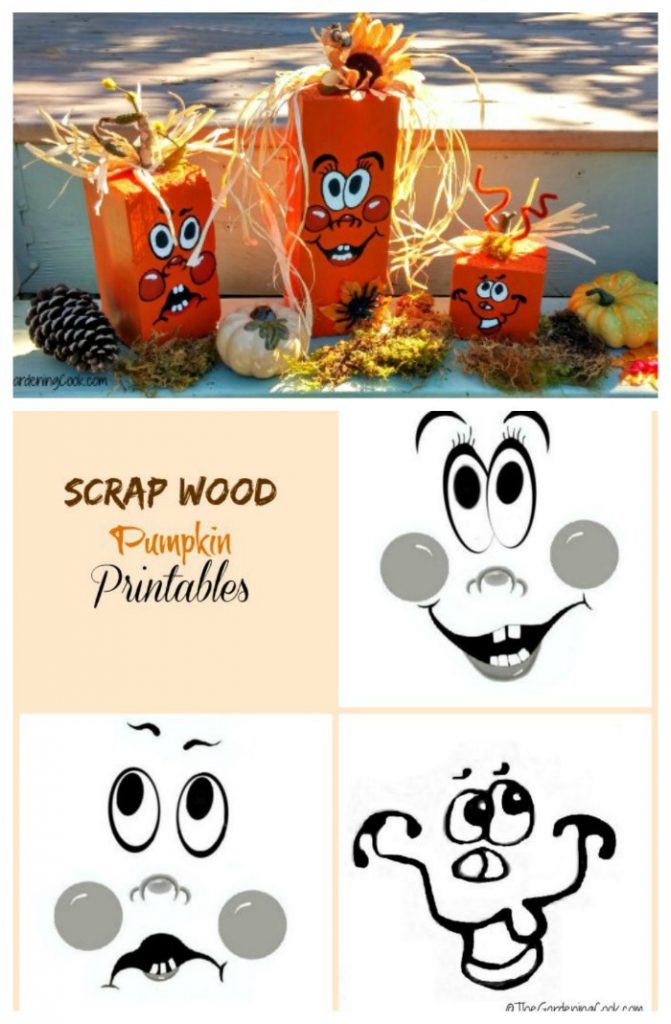 Scrap Wood Pumpkins - DIY Fall Pumpkin Project- The Gardening Cook