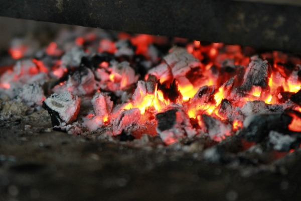 campfire coals
