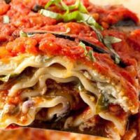 Vegan Lasagne With Eggplant and Mushrooms