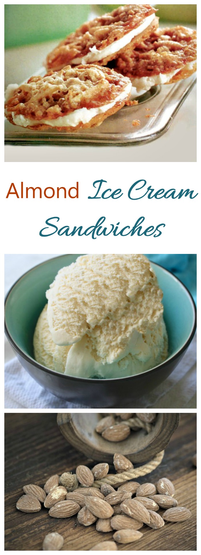 Almond Ice Cream Sandwich Cookies